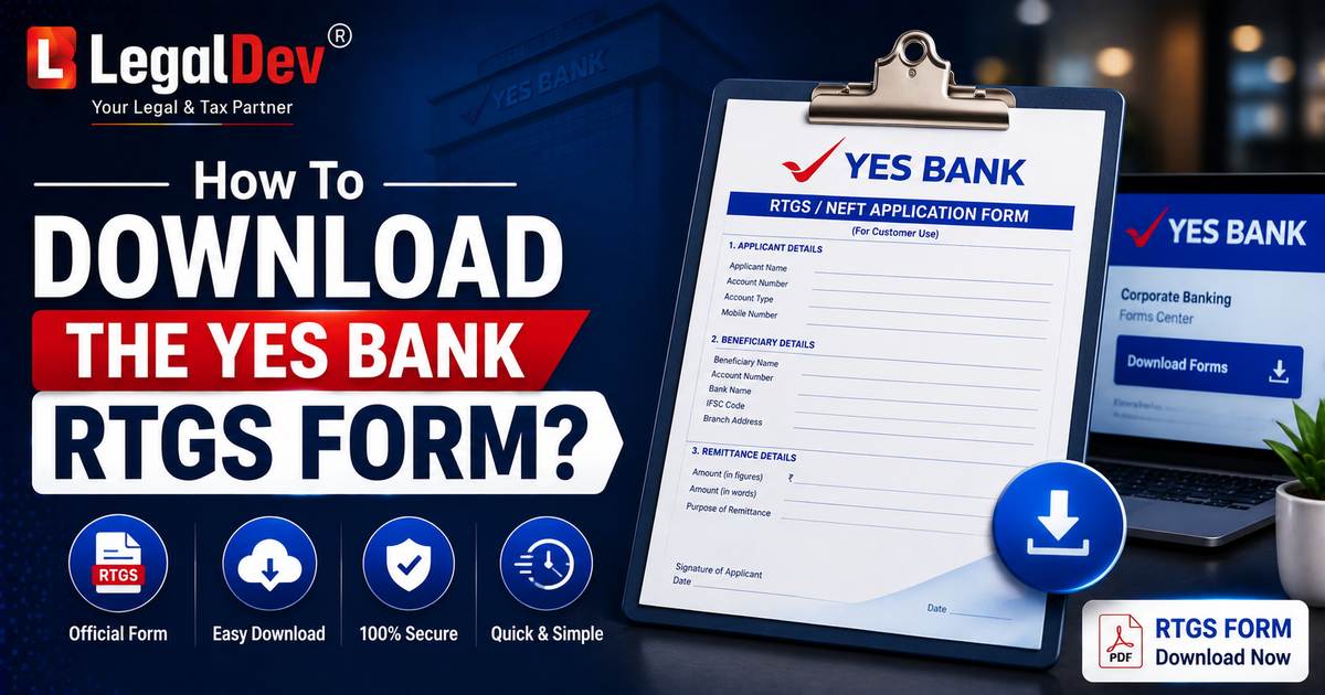 How to Download Yes Bank RTGS Form & Transfer Money (2026)